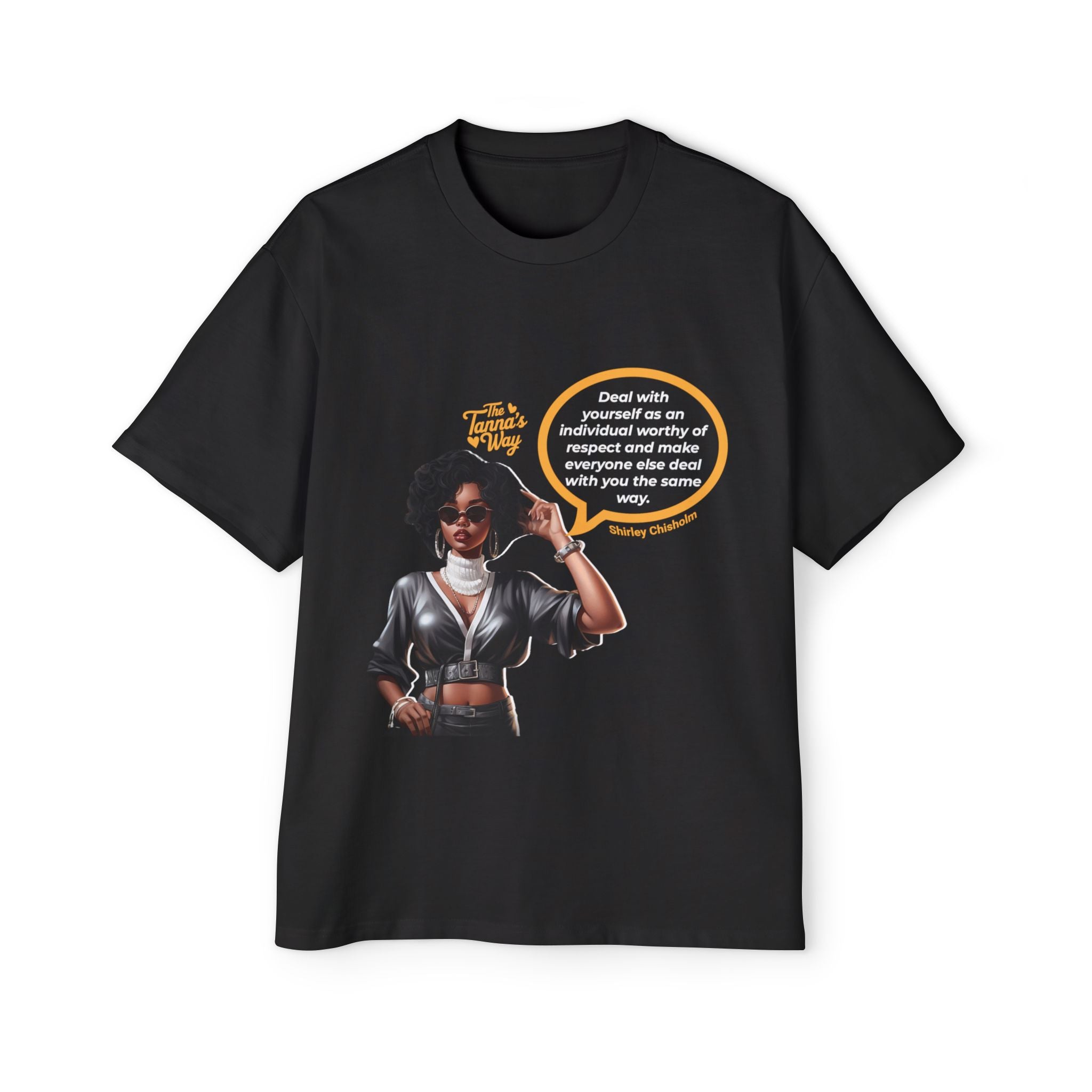 Shirley Chisholm | Men's Heavy Oversized Tee